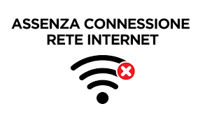 Inattività del servizio di connessione alla rete internet